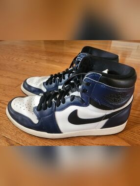 Nike Air Jordan 1 Retro High OG "Midnight Navy" Size 14 Gently Used Condition